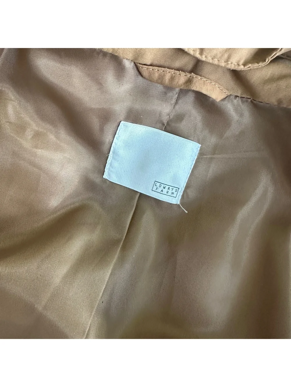 lowrys farm jacket kids brown quilted Size 3 Kids